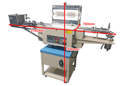 1200C Two Zone 4" Rotary CVD Furnace with Automatic Feeding & Receiving System - OTF1200XIIR4-AF