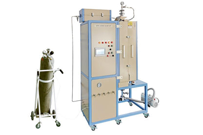 1200°C 3-Zone Fixed/Fluidized Bed Furnace for Methane Reforming and Fischer-Tropsch Reactions- OTF-1200X-III-HP-VT