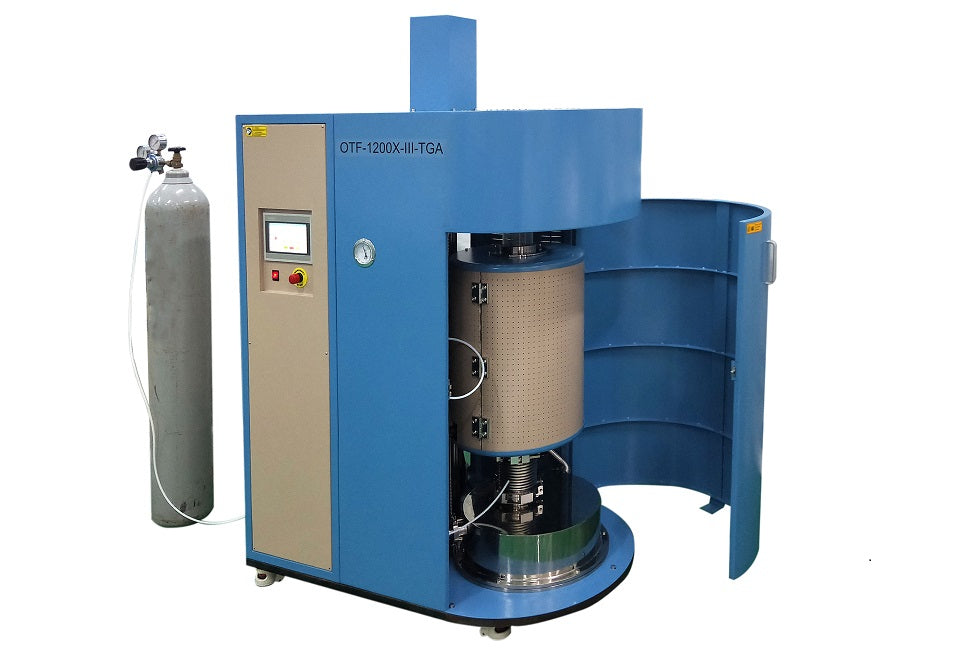 Customized TGA Vacuum and Atmosphere Controlled Tube Furnace optional 1200 - 1700C - OTF-X-TGA