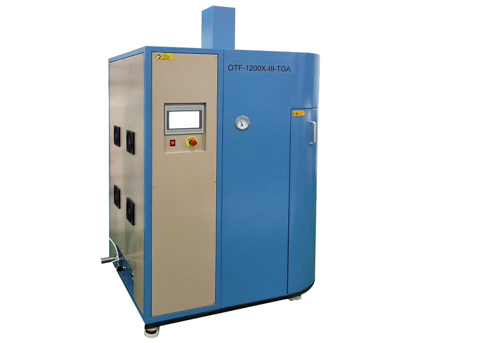 Customized TGA Vacuum and Atmosphere Controlled Tube Furnace optional 1200 - 1700C - OTF-X-TGA