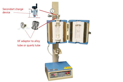 Hi-Pressure Fluidized Bed Furnace/ Reactor ( 3 bar @1100oC) w/ 1ID Super-Alloy Tube - OTF-1200X-S-SB