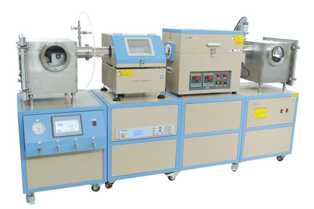 Roll to Roll PE-CVD System for Continuous Film Growth on Wire or Foil - OTF-1200X-II-PE-RR