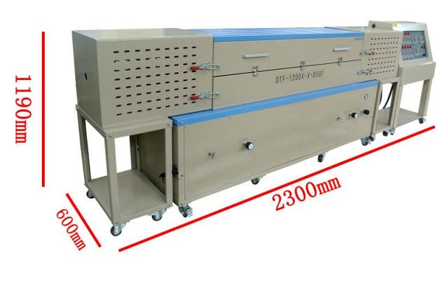 1100C 10-Zone High Pressure Super-Alloy Tube Furnace w/ Pressure Control System - OTF-1200X-X-85GF