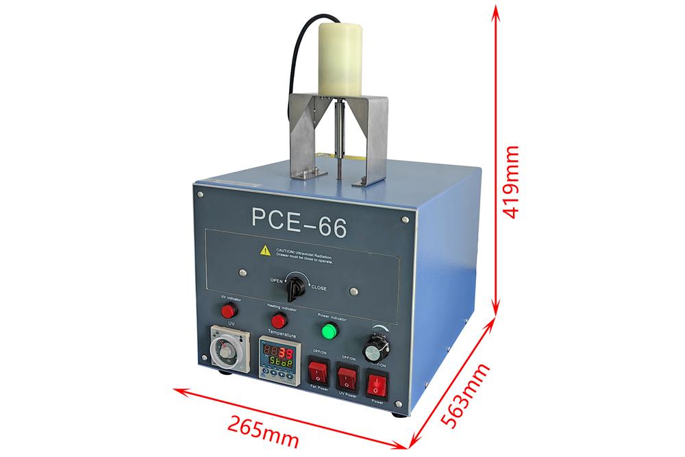 Compact UV-Ozone Cleaner with Stirring Function and Heating for Powder Cleaning - PCE-66MX