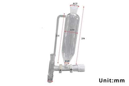 Manual Dispenser of 250 ml Made of Glass for Solid Powder - PF-A