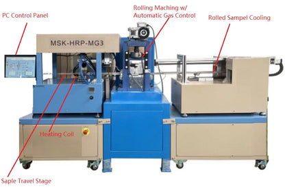 Automatic Hot Rolling Machine (Single Sample) for Research of Alloy Deformation - MSK-HRP-MG3