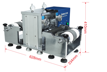 4T Max. and 6" Width Gap-Control Cold Rolling Press with Digital Pressure Display & R2R Option (Ar Glovebox Compatible) - MSK-2150-PD