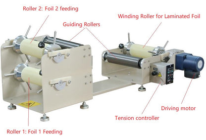 Roll to Roll Device for Laminating Rolling Machine up to 8" Width with Tension Control - MSK-RR-laminator