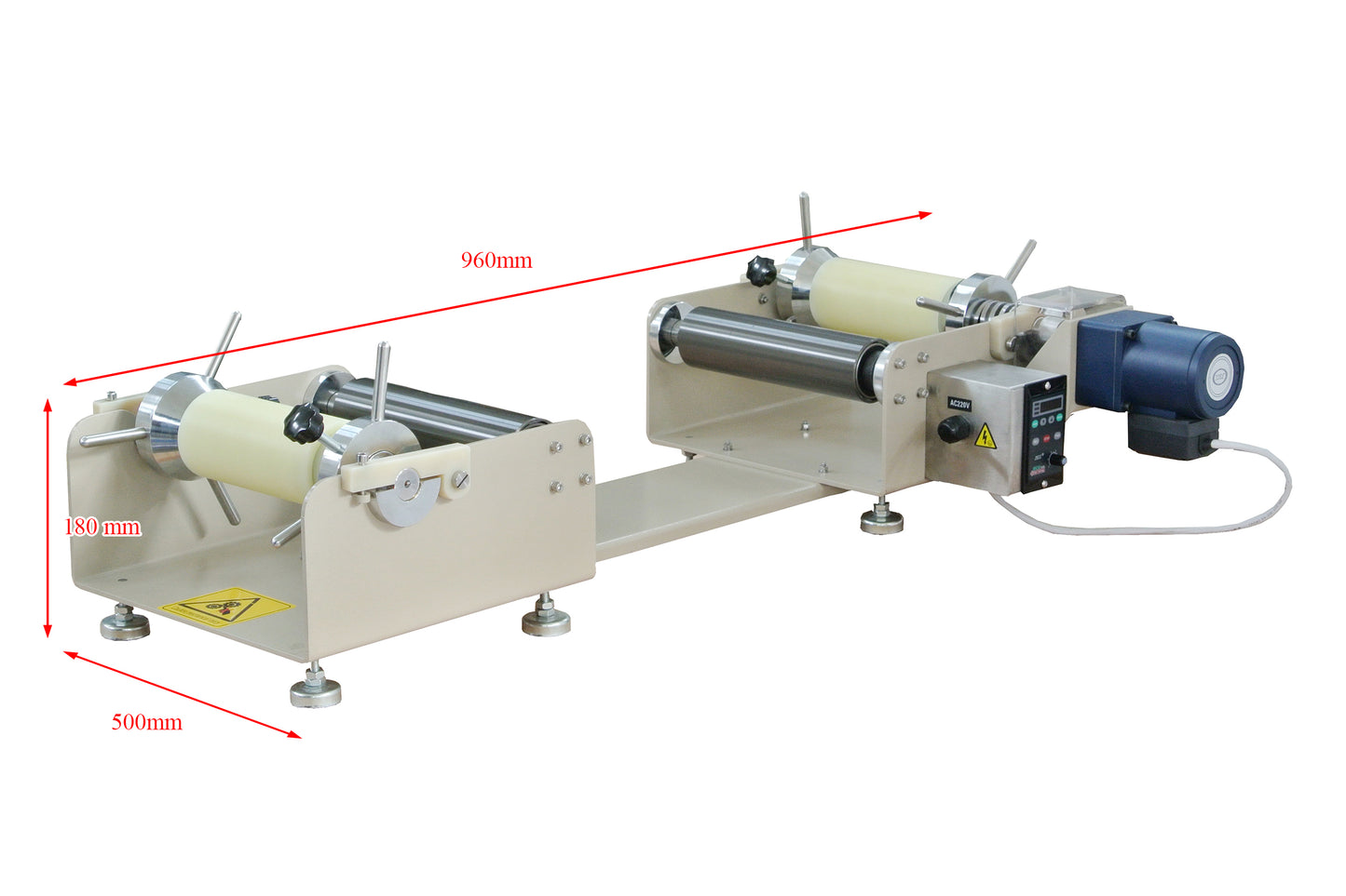 Roll to Roll Device for Laminating Rolling Machine up to 8" Width with Tension Control - MSK-RR-laminator