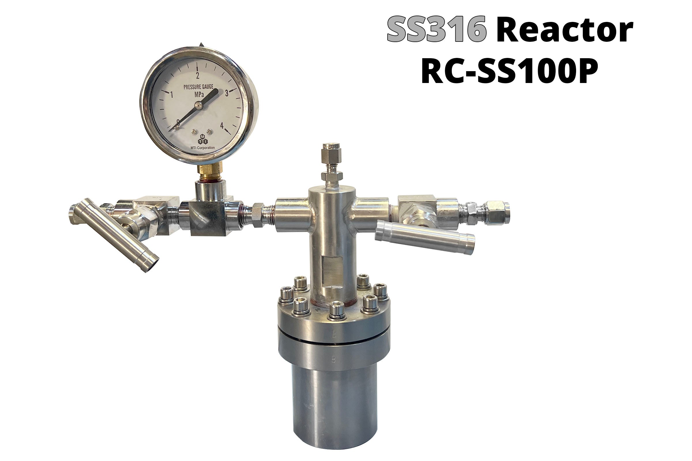 100ml Hydrothermal Reactor up to 4MPa Optional for SS316 or Ti w