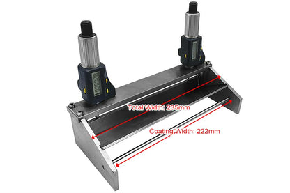 Digital Micrometer Adjustable Film Applicator -216mm (8.5") Width -Se-KTQ-222-D