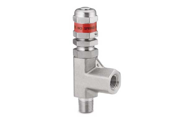 SS High Pressure Proportional Relief Valve(50-6000psig), 1/4 in. Male ISO x 1/4 in. Female ISO - HPRV6000