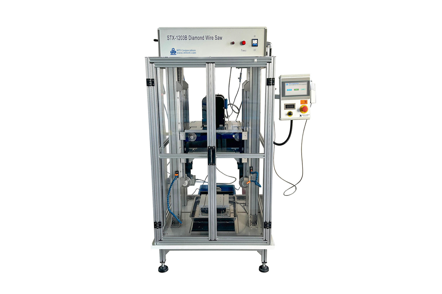 Automated Precision Wire Saw with shielding protection, Touch-Screen control - 12" Dia Cutting Capability - STX-1203B