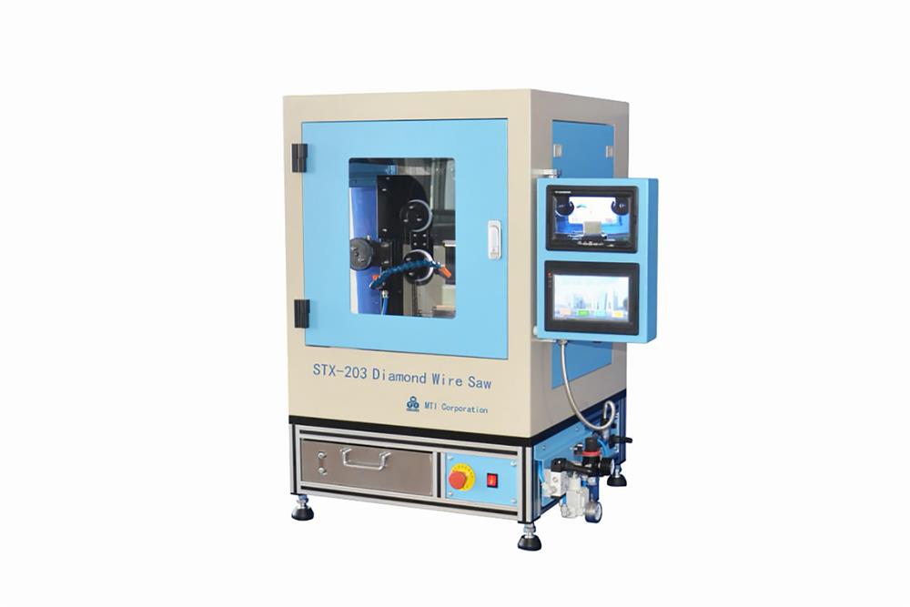 Automatic Precision Diamond Wire Saw with Digital Control and Protective Chamber - STX-203