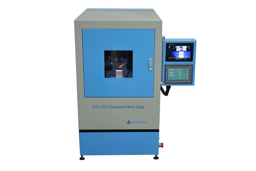 Automatic Precision Diamond Wire Saw with Digital Control and Protective Chamber - STX-203