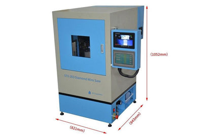 Automatic Precision Diamond Wire Saw with Digital Control and Protective Chamber - STX-203