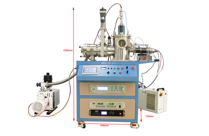 2 in 1 Thin Film Coater: Magnetrons Sputtering & Thermal Evaporation - VTC-1RF-SPC