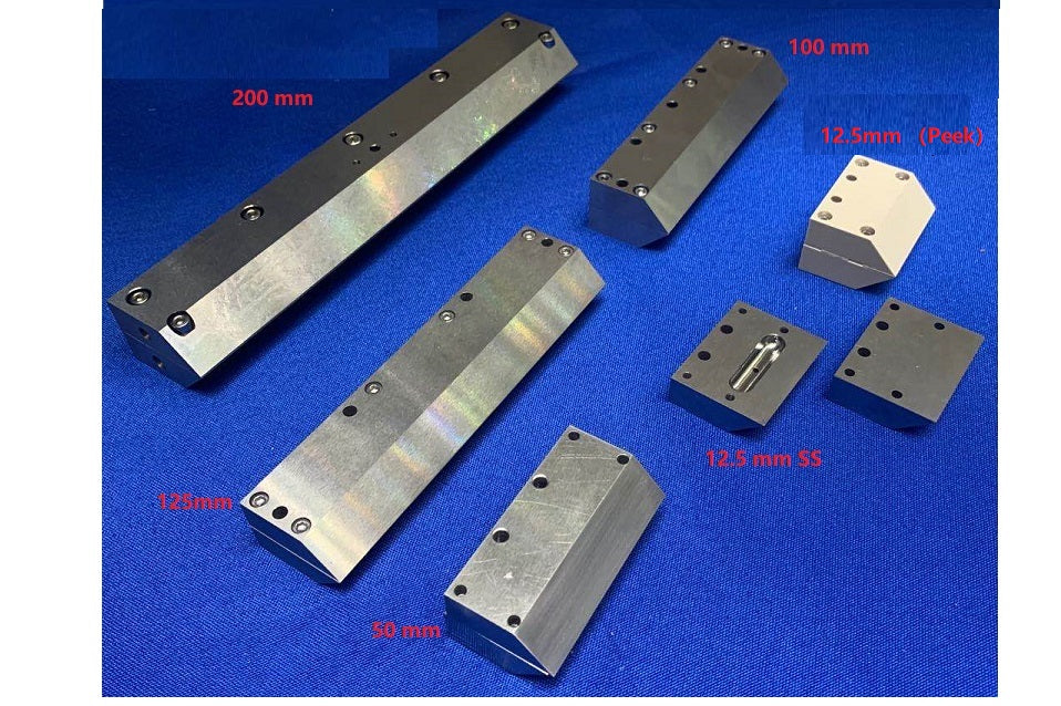 Slot Die Heads with Optional Width of 50 100, 150, 200, or 300 mm for DIY Slot Die Coater - EQ-SDH