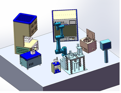 1200 Compact Automatic Bottom Loading Furnace ( L6 x W6 x H7 ") with Computer Control - KSL-1200X-BSA