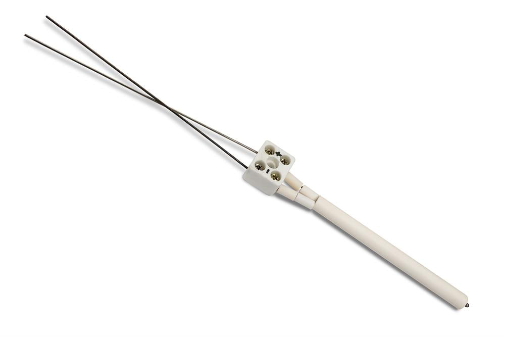 Ready-to-Use Thermocouple: K type (Ni-Cr/Ni-Al) 110mm (4.3") Length with Ceramic Sheath - TCK150