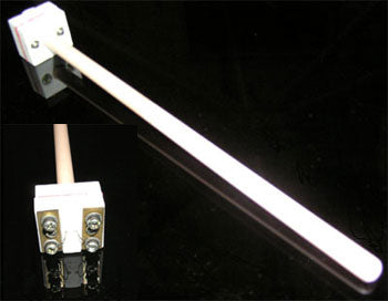 Thermocouple: B type (Pt-Rh to Pt-Rh) 9 1/4" Length with Alumina sheath (Up to 1700C) - EQ-TC-B-SP