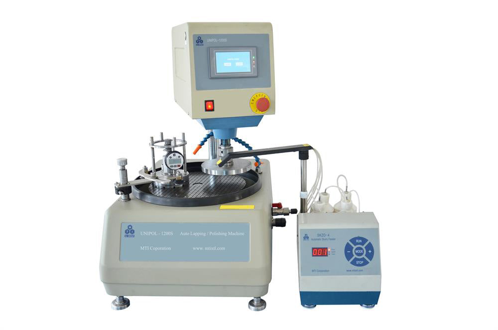 12" Pressure Controlled Auto Lapping / Polishing Machine w/ Optional Auto Slurry Feeder- Unipol-1200S