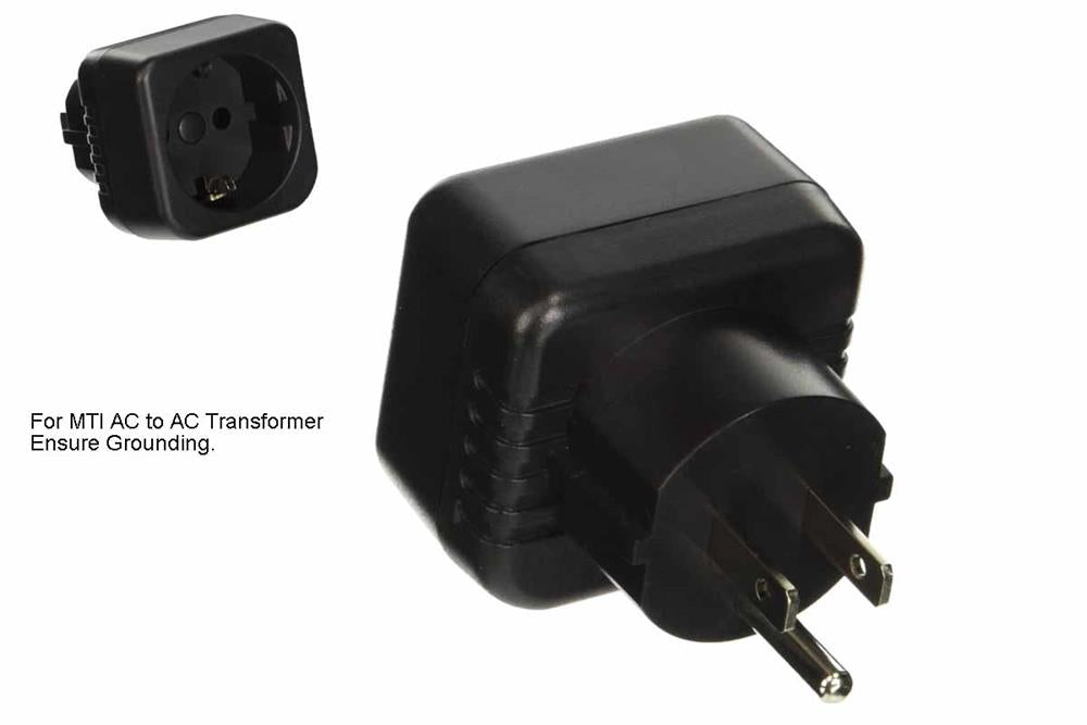 USA Outlet Plug Adapter Plug Adapter For MTI Transformers - MTI-VP13