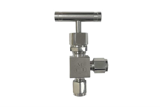 Screwed Bonnet Needle Valve with both side 1/4 tube fitting connector - EQ-SBV-1/4