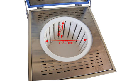 1200 Vertical Crucible Furnace with 22L Heating Chamber ( 12.5"IDx11"H, 22 L) - VBF-1200X-300