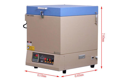 1200 Vertical Crucible Furnace with 22L Heating Chamber ( 12.5"IDx11"H, 22 L) - VBF-1200X-300