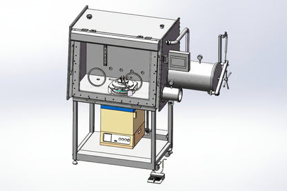 1100°C Max. Molten Salts Reactor integrated with a Glovebox - VEF-1200-GB