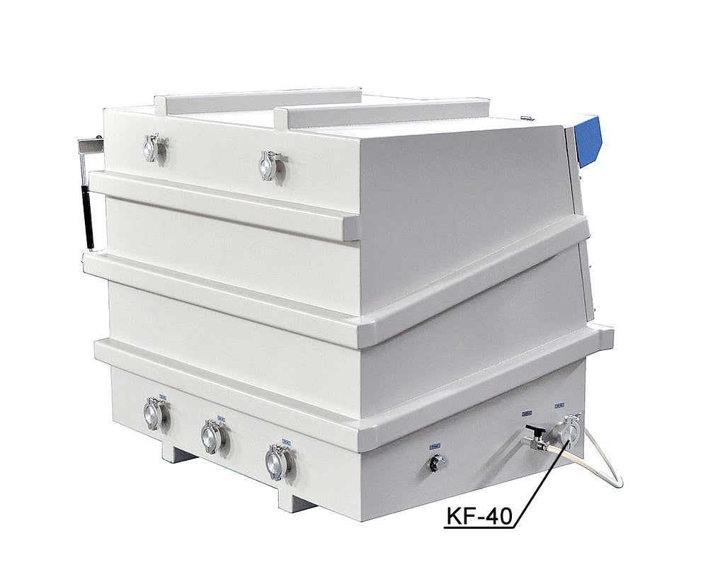 Large Stainless Steel Vacuum Glove Box (Chamber Size: 44"x29"x35") with Airlock Chamber - VGB-4A-LD