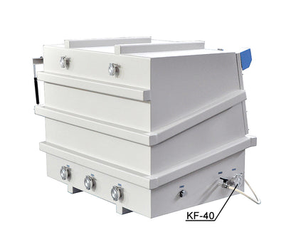 Large Stainless Steel Vacuum Glove Box (Chamber Size: 44"x29"x35") with Airlock Chamber - VGB-4A-LD