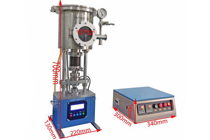 Compact Vacuum Hot Flat Press for Wafer Bonding (50x50mm Area, 500 Max 500Kg) - VHP-5000N2