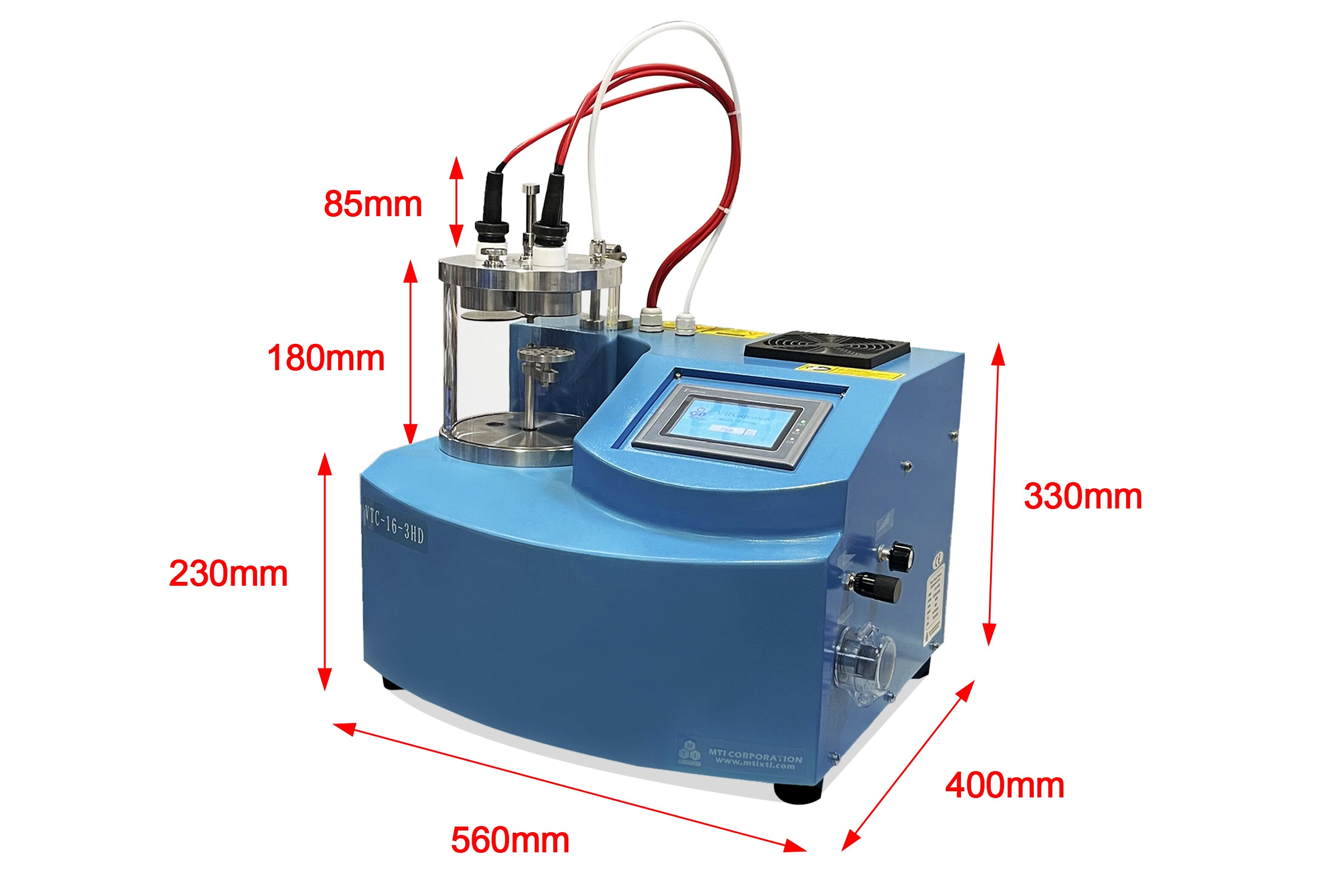 3 Rotary Target Plasma Sputtering Coater Including 3 Targets - VTC-16 ...