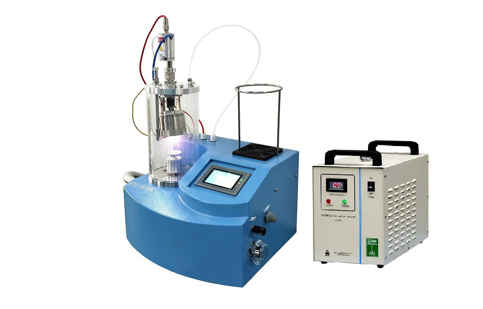 High Power DC Magnetron Sputtering Coater w Rotary Stage & Water Chiller - VTC-16-SM