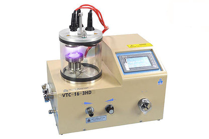 3 Rotary Target Plasma Sputtering Coater Including 3 Targets - VTC-16-3HD-LD