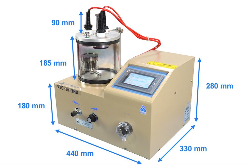 Target Coating Machine 3 Rotary Target Plasma Sputtering Coater Including 3 Targets - VTC-16 ...