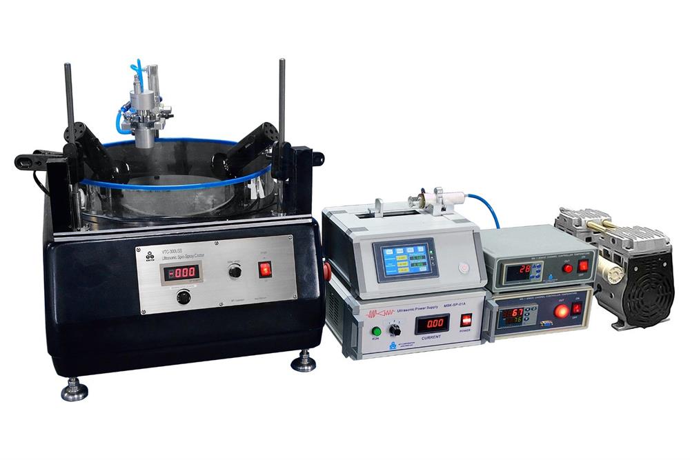 Ultrasonic Spin-Spray Coater (300-3000 rpm, 12" Wafer Max) - VTC-300USS