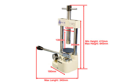 15T Compact Hydraulic Pellet Press for use in Glove-box - YLJ-15