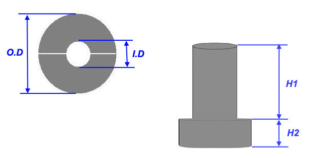 Fiber Alumina Tube Adaptor for OTF1200X Tube Furnace of 2" Processing Tube - F-adaptor-D2