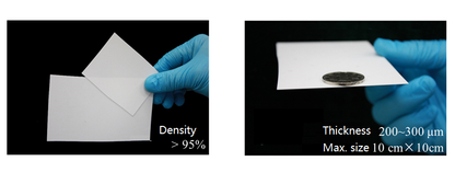 Li1.5Al0.5Ge1.5P3O12 (LAGP) Ion Conductive Ceramic Sheets w/ optional size - EQ-LAGP-LD