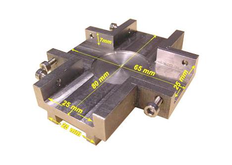 Precision Cross Mount Vise for EC400 dicing and 150 Low Speed - EQ-ECO-401