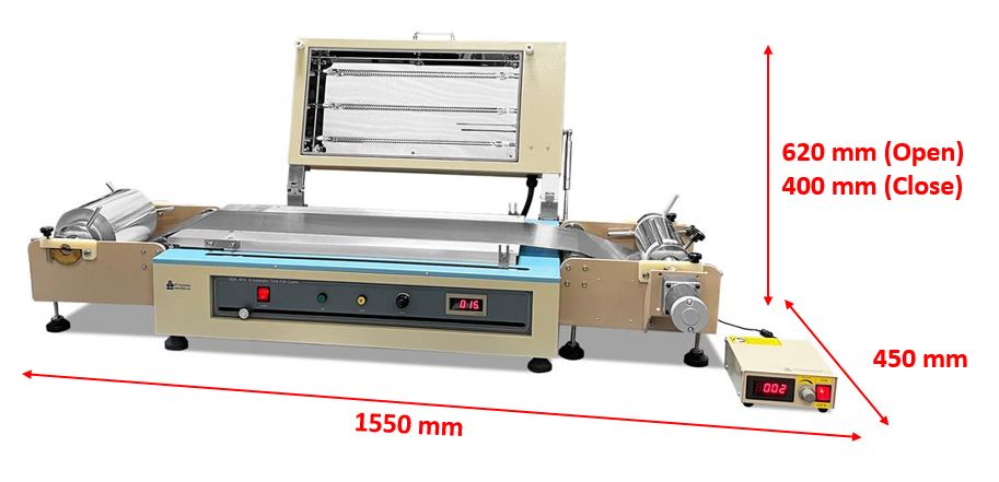 Multifunctional Film Coater: Sheet & R2R, Blade or Slot-Die, 180mm Width up to 120 °C or 200 °C - MSK-H200SR