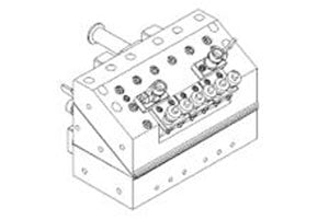 Slot Die Head with Dual Channels for Roll-to-Roll Bilayer Coating-MSK-PWHM-CP