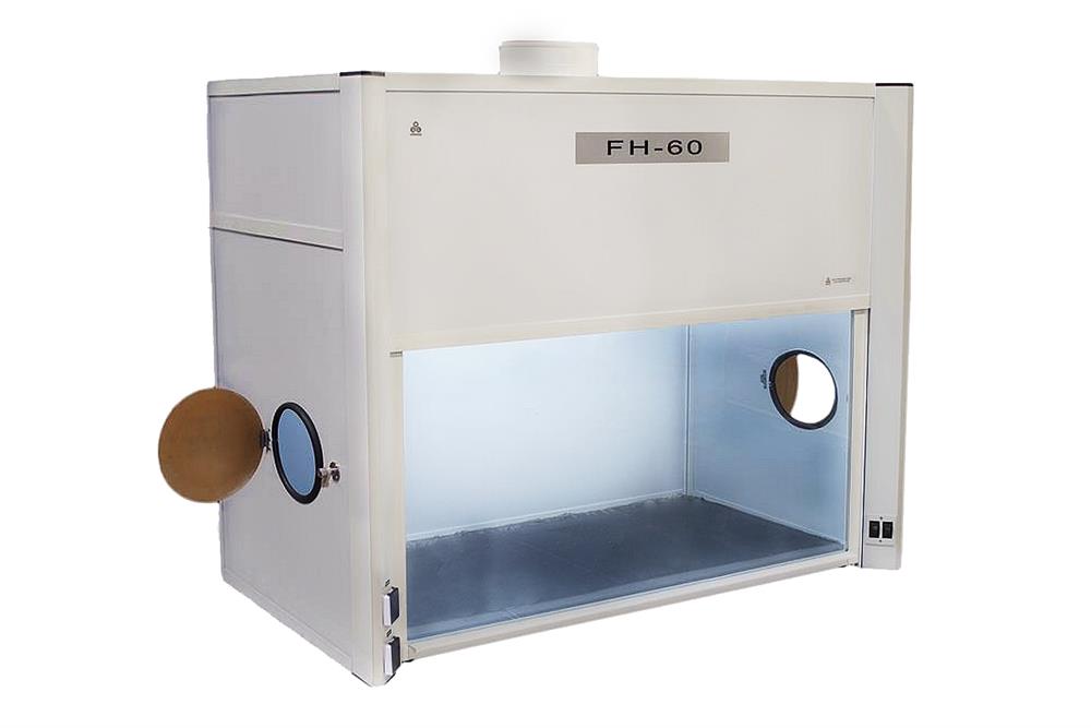 Floor-Stand Fume Hood with Lamp & Blower with optional Carbon-filtered Enclosures, 60"Wx 24"Dx 48"H, EQ-FH-60