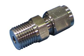 304 SS 1/4" O.D Tube Fitting x 1/4" Male - EQ-Fit-14-14P