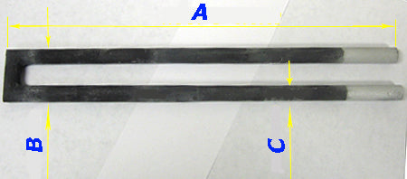 SiC Heating Element for KSL-1500X Muffle Furnace - EQ-KSL-1500X-HEL