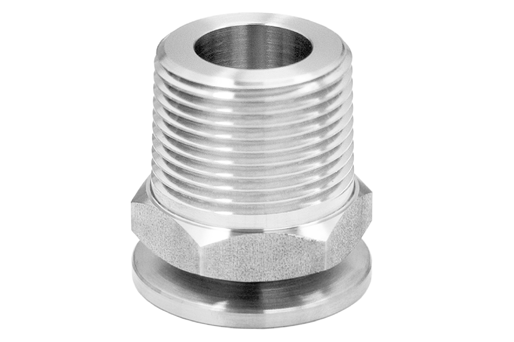 KF-25 Flange to 1 in. NPT-Male Adapter, Stainless Steel - KF25NPT25