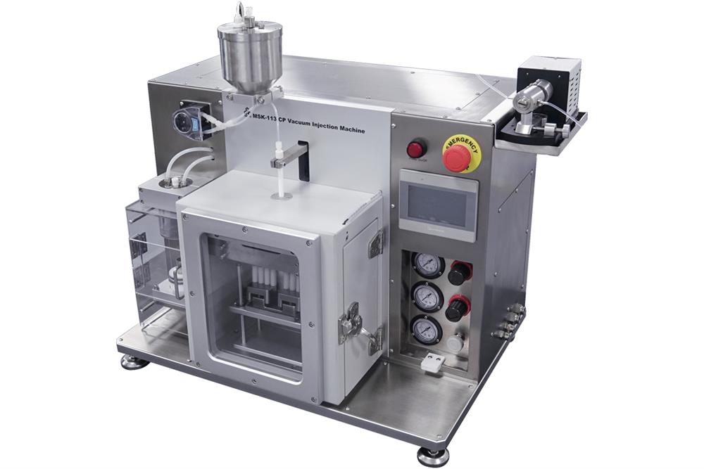 Compact Vacuum Electrolyte Injection System for Pouch and Cylinder Cel ...